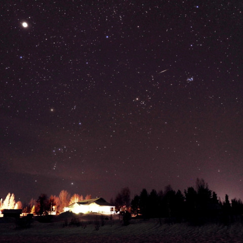 フィンランドで見た星空