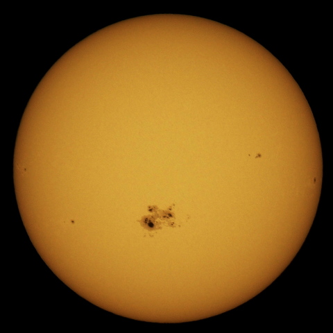 10月23日の太陽面