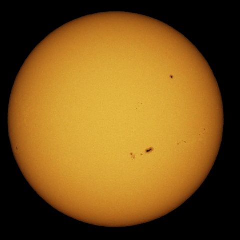 12月3日の太陽面