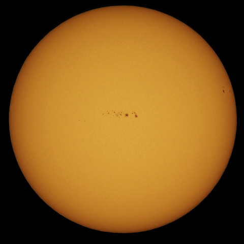 太陽面（可視光）11月4日