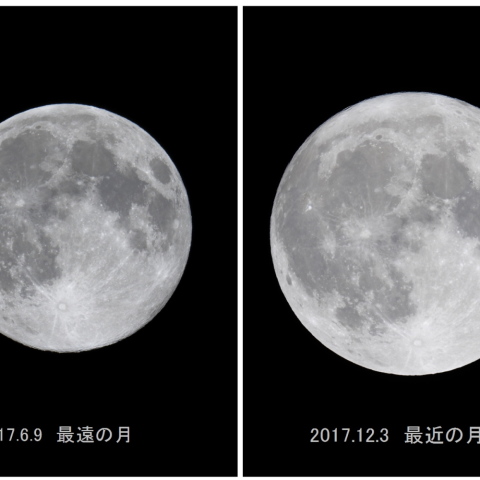 最小と最大の満月