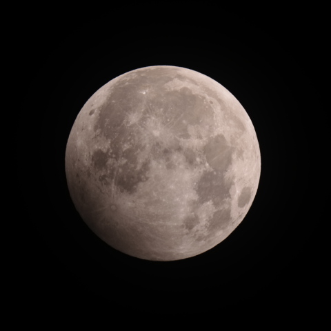 半影月食最大の頃