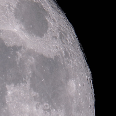 満月直後の東部