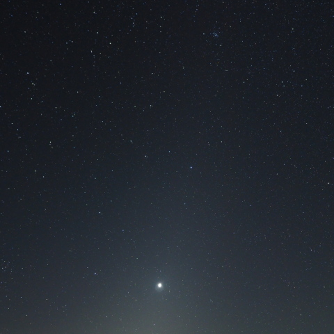 黄道光と明けの明星