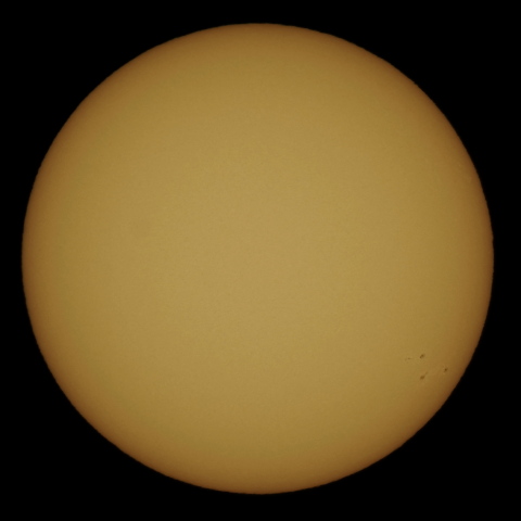 10月30日の太陽面