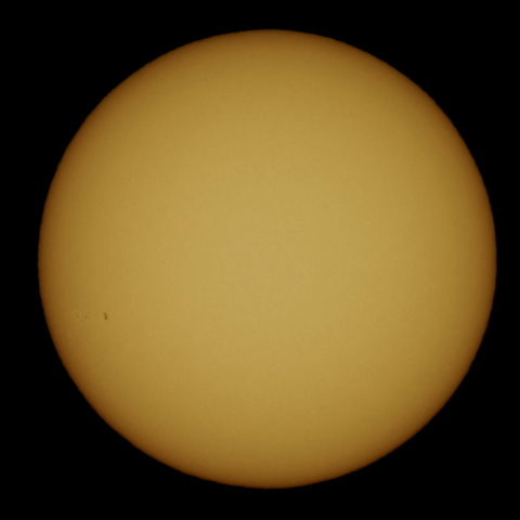 1月20日の太陽面