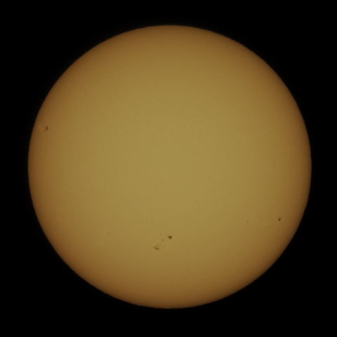 10月28日の太陽面