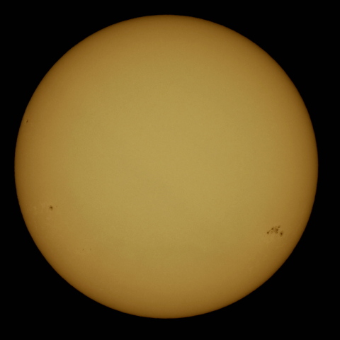 9月3日の太陽面