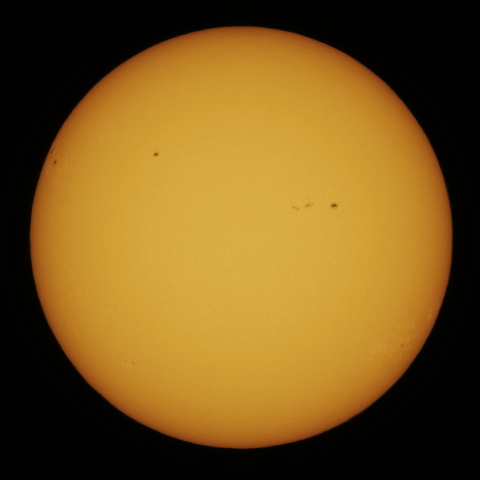 10月1日の太陽面