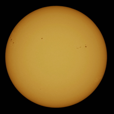 10月2日の太陽面