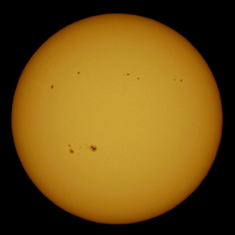 12月6日の太陽面