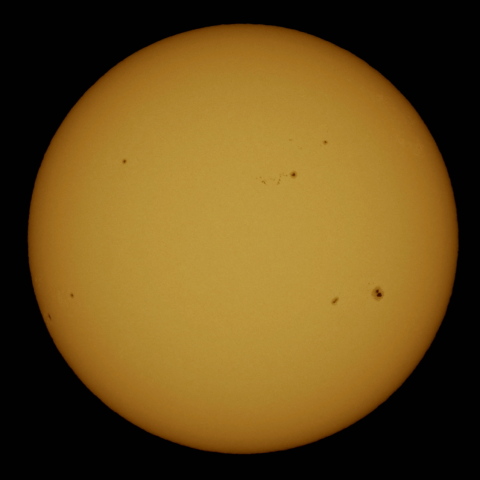 12月10日の太陽面