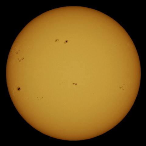 1月15日の太陽面