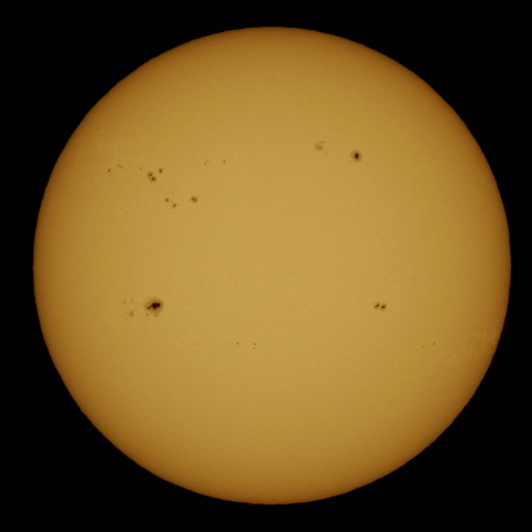 1月17日の太陽面