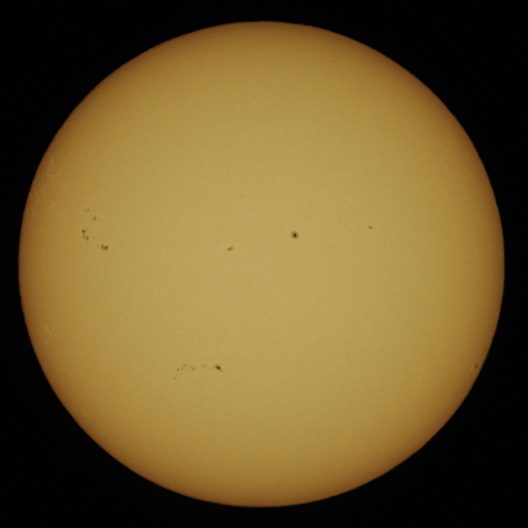 10月2日の太陽面