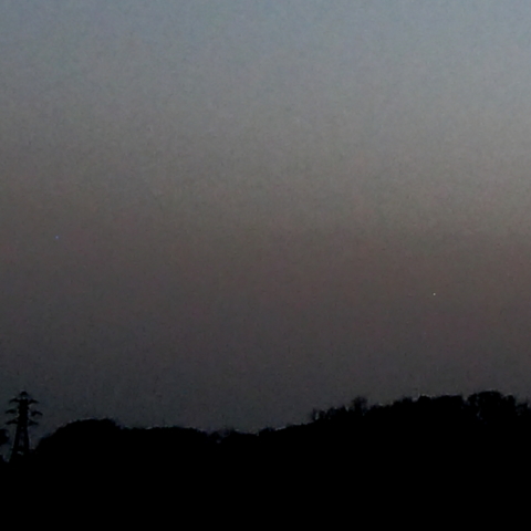 火星とパンスターズ彗星？　3月9日