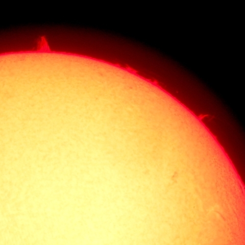 5/5のプロミネンス