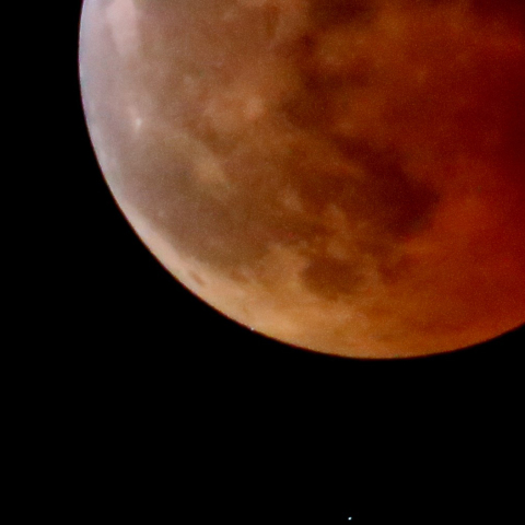 皆既月食と天王星第１接触