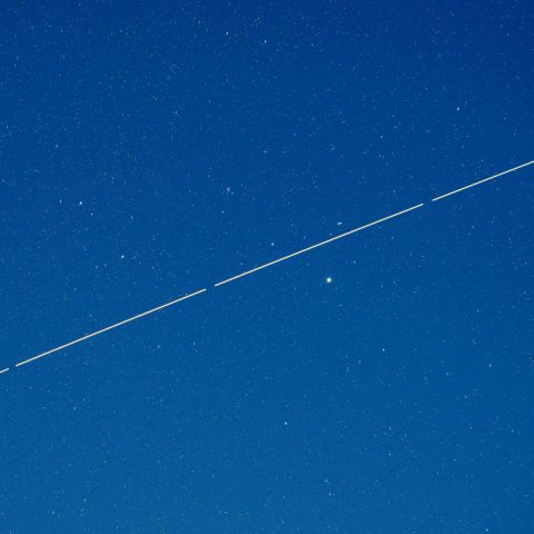 大西宇宙飛行士搭乗記念♪こと座を横切るISS