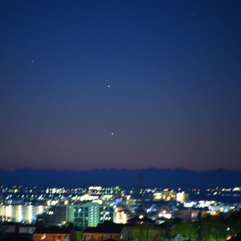 2018-1-14　土星・水星接近