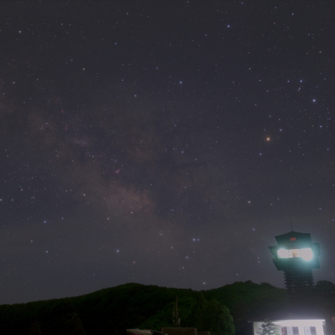 さそり座と天の川