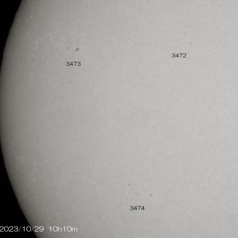 2023/10/29 太陽東部