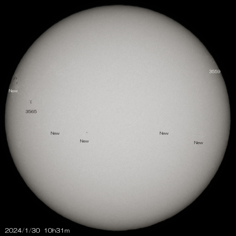 2024/1/30の太陽