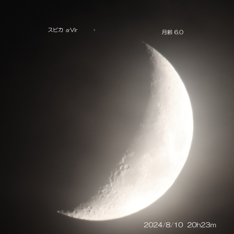 2024/8/10 スピカ星食