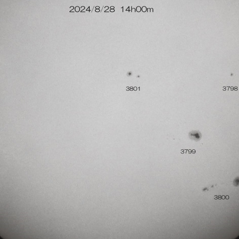 2024/8/28の太陽