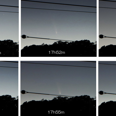 2024/10/13 沈んで行く紫金山・アトラス彗星