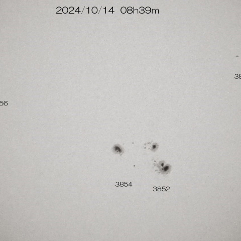 2024/10/14 の太陽