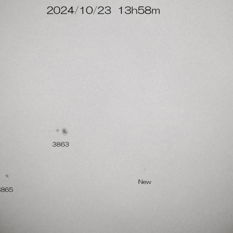 2024/10/23 の太陽