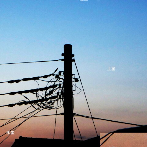 2025/4/22 明け方の金星・土星・水星