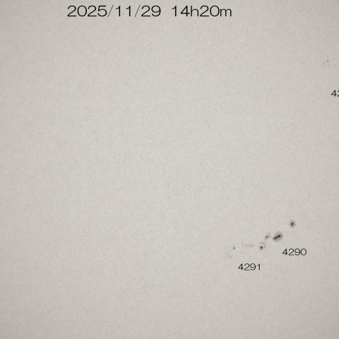 2025/11/29 太陽