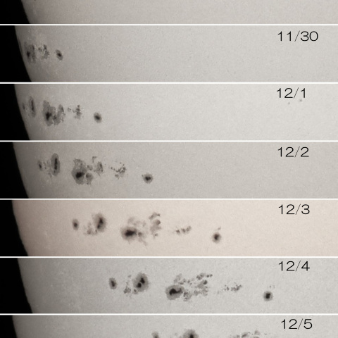 2025/11/29～12/5 大黒点群