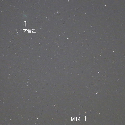 リニア彗星とM14