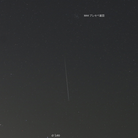 明るい流星 双子座流星群