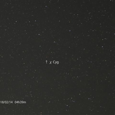 変光星 χ Cyg