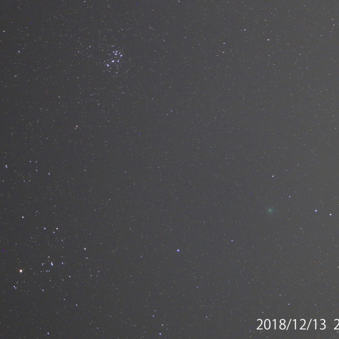 ウィルタネン彗星とおうし座の星団