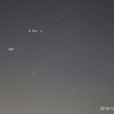 ぎょしゃ座とウィルタネン彗星