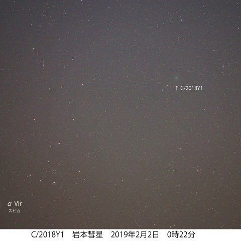 岩本彗星とスピカ