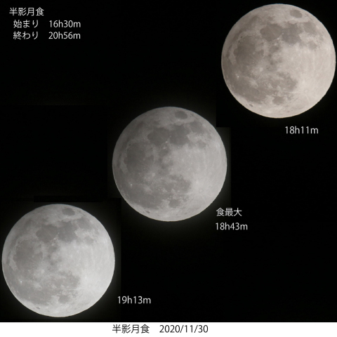 半影月食 2020/11/30