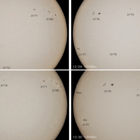 12/27.28.29.30の太陽