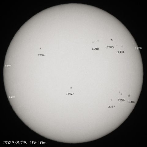 2023/3/28の太陽