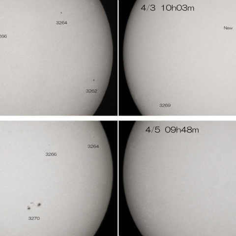 2023/4/2～5の太陽