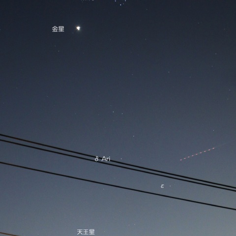 2023/4/10　金星とM45　天王星