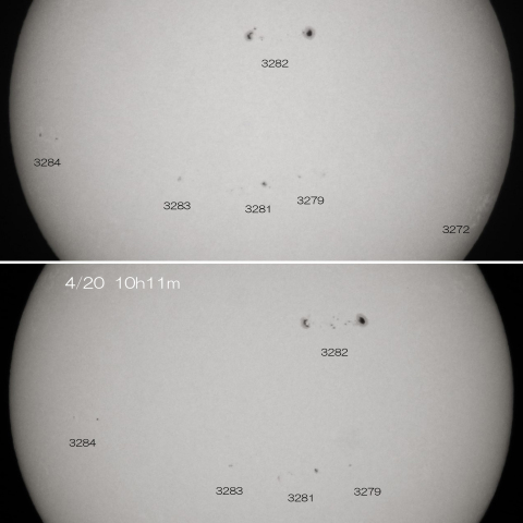 2023/4/19.20の太陽