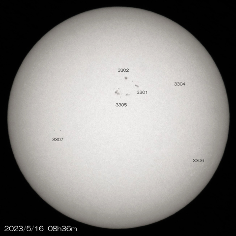 2023/5/16の太陽