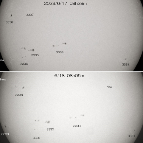 2023/6/17･18の太陽