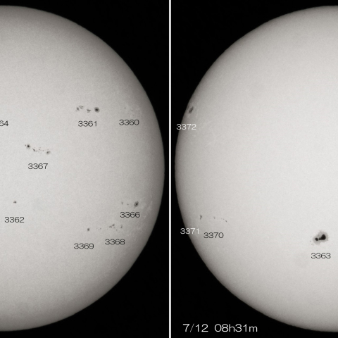 2023/7/11･12の太陽